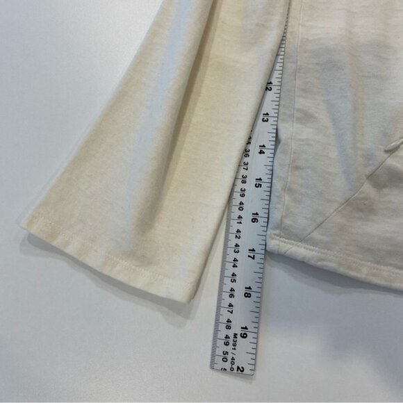 Royal Robbins sweater cardigan wrap hemp and organic cotton cream neutral medium - Picture 14 of 14